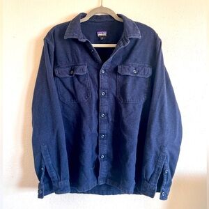 Dark Blue Patagonia Men’s Flannel